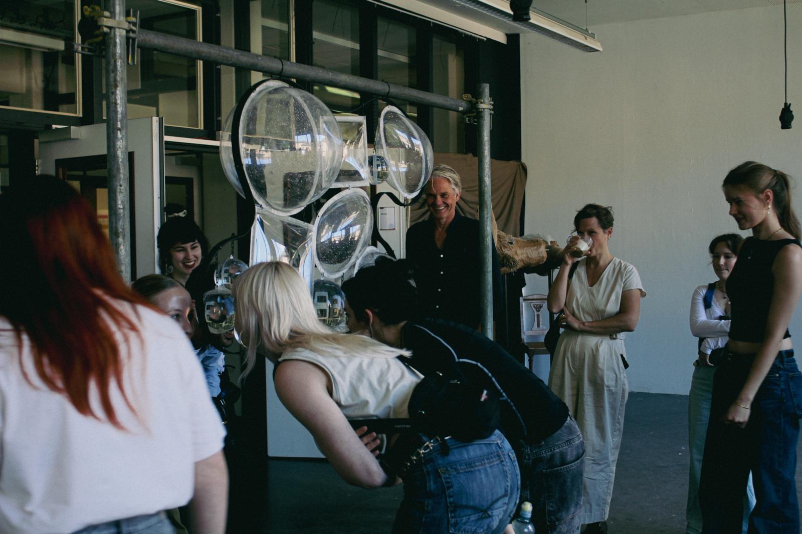 Modern floral arrangement